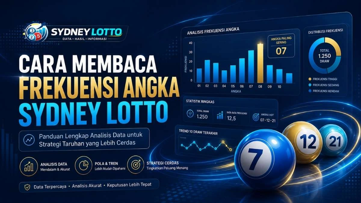Cara Membaca Frekuensi Angka Sydney Lotto