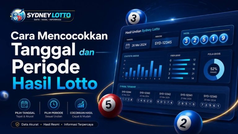Cara Mencocokkan Tanggal dan Periode Hasil Lotto