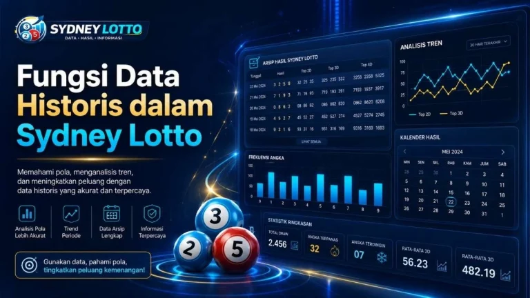 Fungsi Data Historis dalam Sydney Lotto
