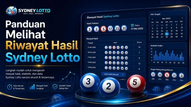 Panduan Melihat Riwayat Hasil Sydney Lotto