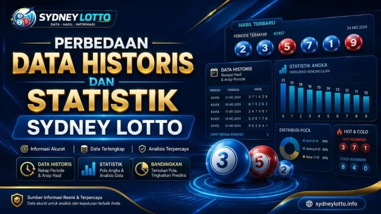 Perbedaan Data Historis dan Statistik Sydney Lotto
